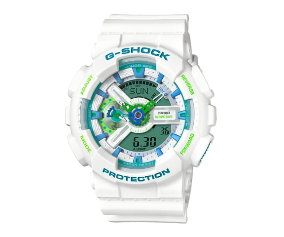 G-SHOCK GA-110WG-7ADR Analog-Digital White Mens Watch