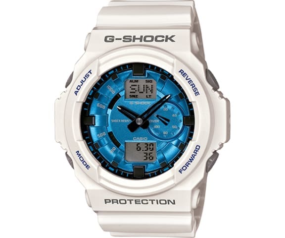 G-SHOCK GA-150MF-7ADR Analog-Digital White & Blue Dial Men’s Watch