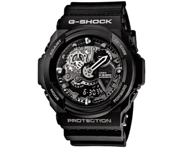 G-SHOCK GA-300-1ADR Analog-Digital Black Resin Men’s Watch