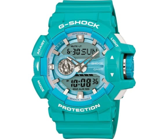 G-SHOCK GA-400A-2ADR Analog-Digital Blue Resin Men’s Watch