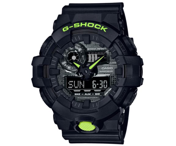 G-SHOCK GA-700DC-1ADR Analog-Digital Illuminator Black Men’s Watch