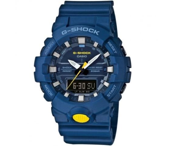 G-SHOCK GA-800SC-2ADR ANalog-Digital Blue Resin Mens Watch