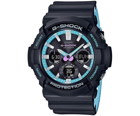 G-SHOCK GAS-100PC-1ADR Analog-Digital Black Mens Watch