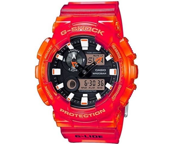 G-SHOCK GAX-100MSA-4ADR G-Lide Analog-Digital Red Mens Watch