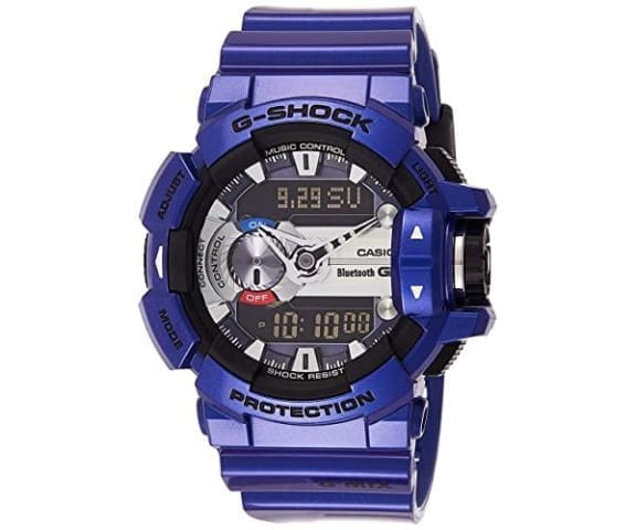 G-SHOCK GBA-400-2ADR G-Mix Bluetooth Analog-Digital Blue Men’s Resin Watch