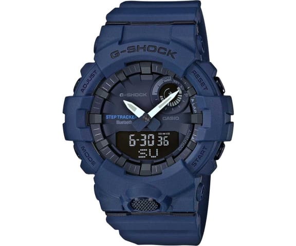 G-SHOCK GBA-800-2ADR G-Squad Bluetooth Analog-Digital Blue Men’s Watch