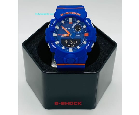 G-SHOCK GBA-800DG-2ADR G-Squad Analog-Digital Blue Men’s Resin Watch