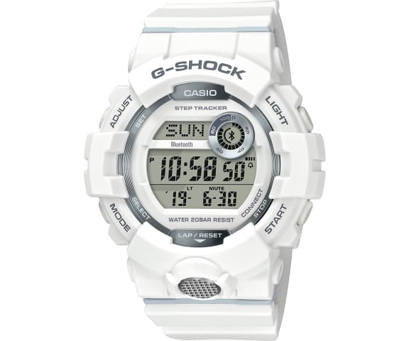 G-SHOCK GBD-800-7DR G-Squad Bluetooth Digital White Mens Watch