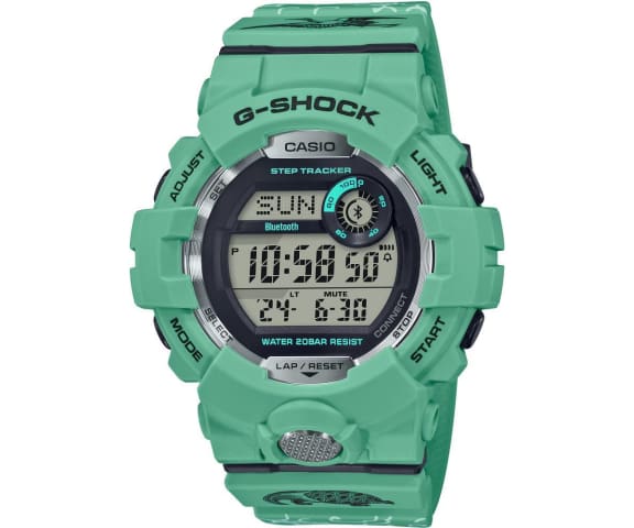G-SHOCK GBD-800SLG-3DR G-Squad Step-Tracker Digital Green Mens Watch