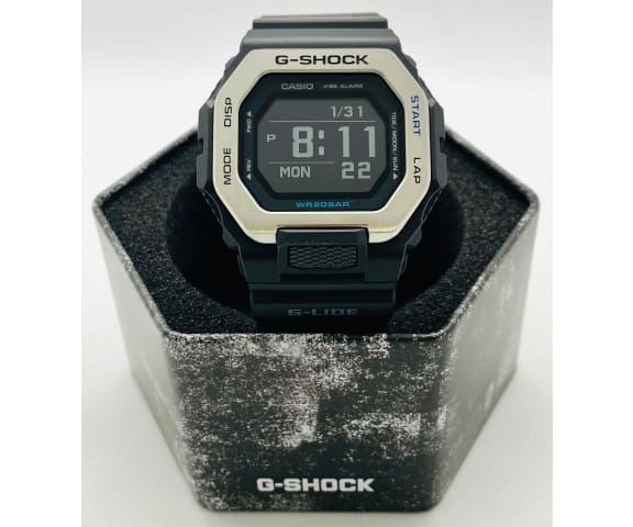 G-SHOCK GBX-100-1DR G-Lide Sport Digital Matt Black Resin Unisex Watch