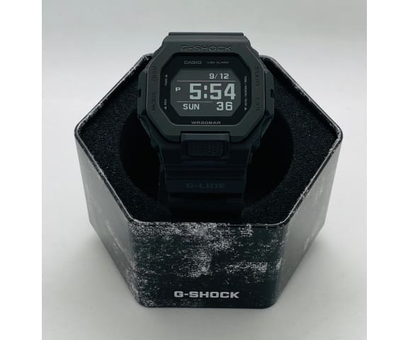G-SHOCK GBX-100NS-1DR G-Lide Bluetooth Digital Black Resin Men’s Watch