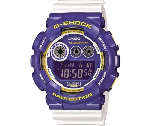 G-SHOCK GD-120CS-6DR Digital White & Purple Men’s Watch