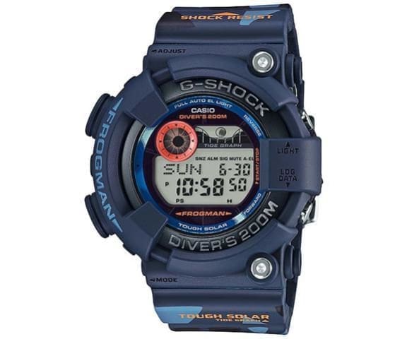 G-SHOCK GF-8250CM-2DR Frogman Solar Digital Camouflage Blue Men’s Watch