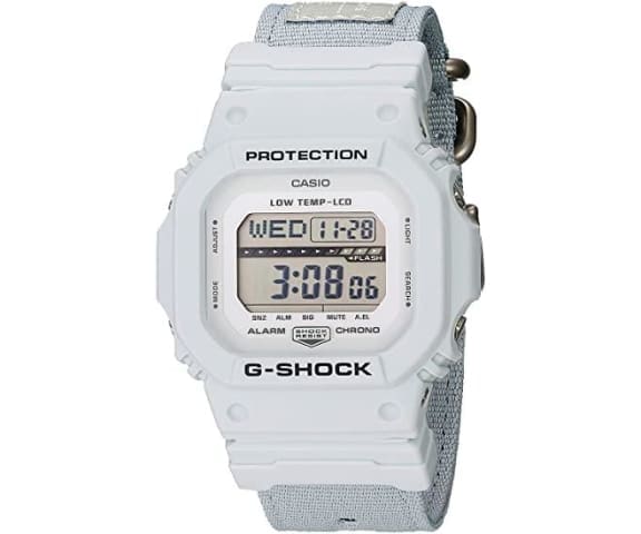 G-SHOCK GLS-5600CL-7DR G-Lide Digital White Nylon Men’s Watch