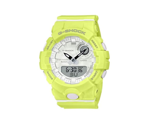 G-SHOCK GMA-B800-9ADR G-Squad Analog-Digital Neon Yellow Mens Watch