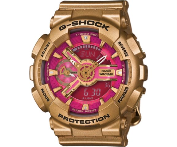 G-SHOCK GMA-S110GD-4A1DR ANalog-Digital Gold & Pink Womens Watch