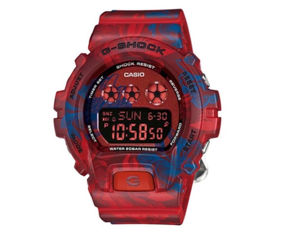  G-SHOCK GMD-S6900F-4DR Digital Red Resin Women's Watch