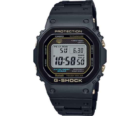 G-SHOCK GMW-B5000TB-1DR Digital Solar Stainless Steel Black Men’s Watch