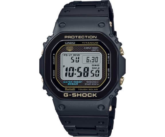 G-SHOCK GMW-B5000TB-1DR Digital Solar Titanium Black Men’s Watch