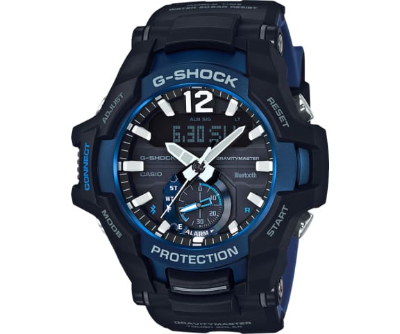 G-SHOCK GR-B100-1A2DR Gravitymaster Bluetooth Black & Blue Mens Watch