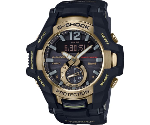 G-SHOCK GR-B100GB-1ADR Gravitymaster Bluetooth Black & Gold Mens Watch