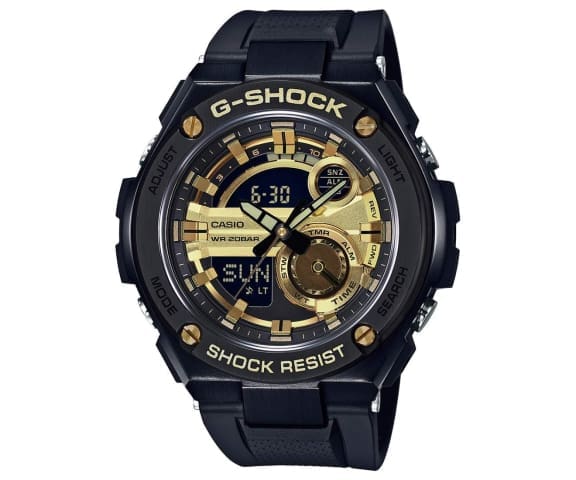 G-SHOCK GST-210B-1A9DR G-Steel Analog-Digital Black & Gold Men’s Watch