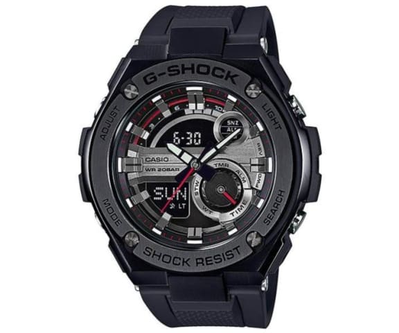 G-SHOCK GST-210B-1ADR G-Steel Analog-Digital Black Mens Watch