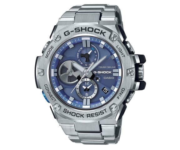 G-SHOCK GST-B100D-2ADR G-Steel Analog Stainless Steel Men’s Watch