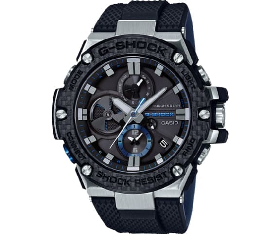 G-SHOCK GST-B100XA-1ADR G-Steel Bluetooth Black & Silver Men’s Watch