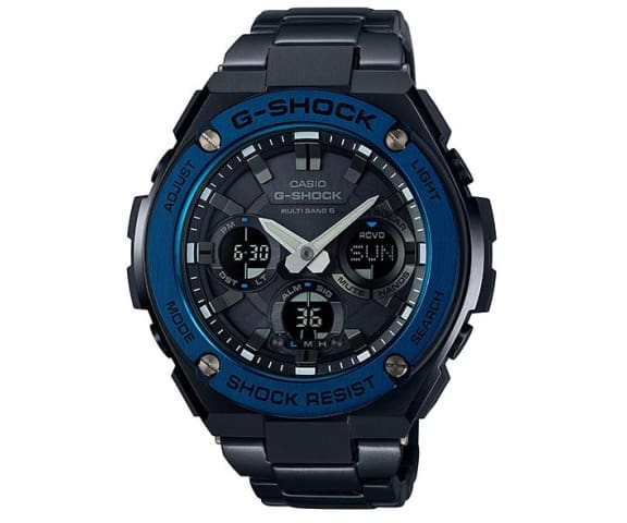 G-SHOCK GST-S110BD-1A2DR G-Steel Analog-Digital Black & Blue Men’s Watch
