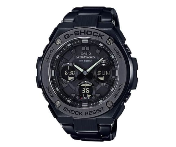 G-SHOCK GST-S110BD-1BDR G-Steel Analog-Digital Black Stainless Steel Men’s Watch
