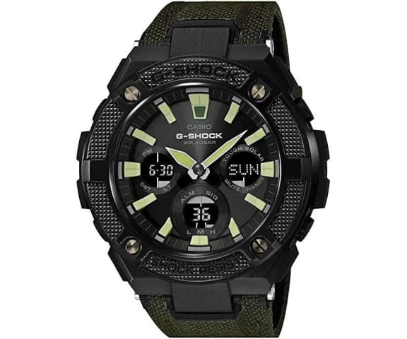 G-SHOCK GST-S130BC-1A3DR G-Steel Analog-Digital Nylon Green Men’s Watch