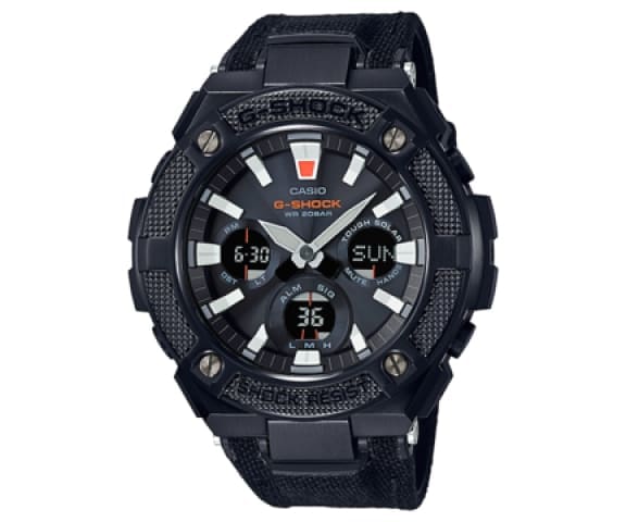 G-SHOCK GST-S130BC-1ADR G-Steel Analog-Digital Nylon Black Men’s Watch