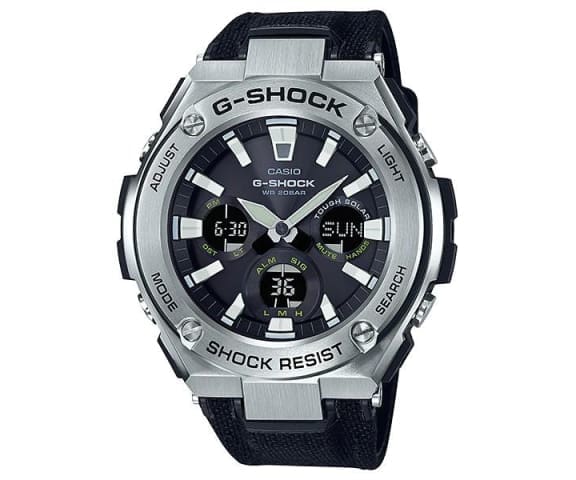 G-SHOCK GST-S130C-1ADR G-Steel Analog-Digital Black & Silver Men’s Watch