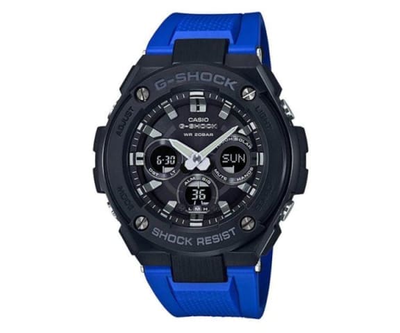 G-SHOCK GST-S300G-2A1DR G-Steel Analog-Digital Blue Resin Men’s Watch