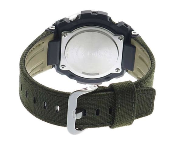 G-SHOCK GST-S330AC-3ADR G-Steel Analog-Digital Green Cloth Strap Men’s Watch