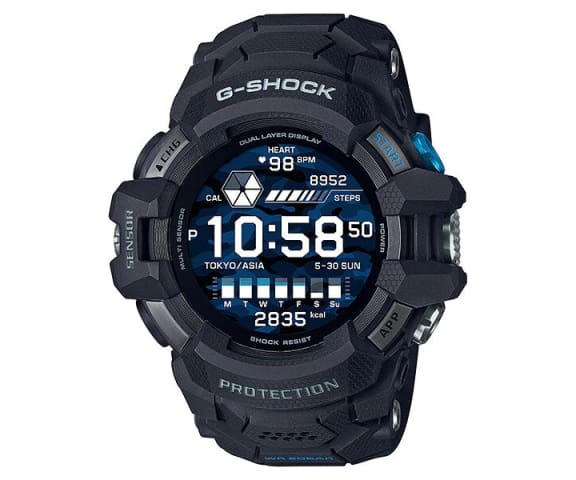 G-SHOCK GSW-H1000-1DR G-Squad Sports Digital Black Resin Men’s Watch