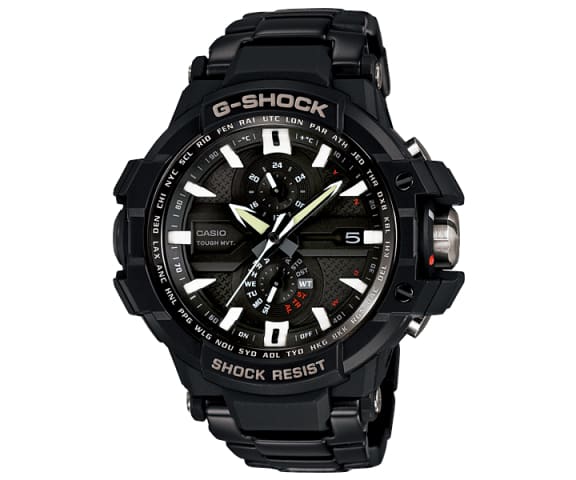 G-SHOCK GW-A1000D-1ADR Gravitymaster Analog Stainless Steel Black Men’s Watch