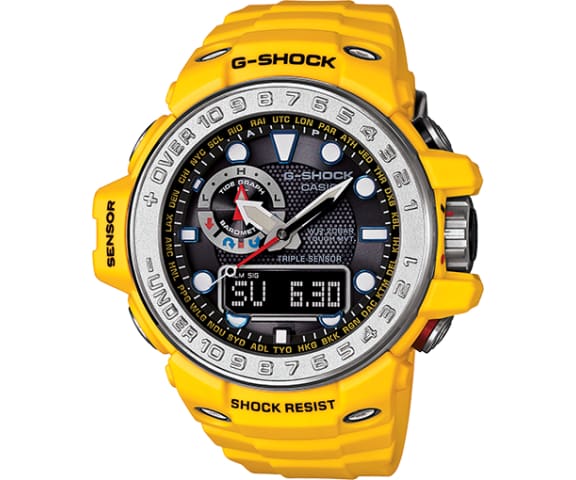 G-SHOCK GWN-1000-9A Gulfmaster Analog-Digital Yellow Mens Watch