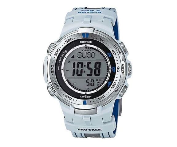 G-SHOCK PRW-3000G-7DR Protrek Triple Sensor Digital White Men’s Watch