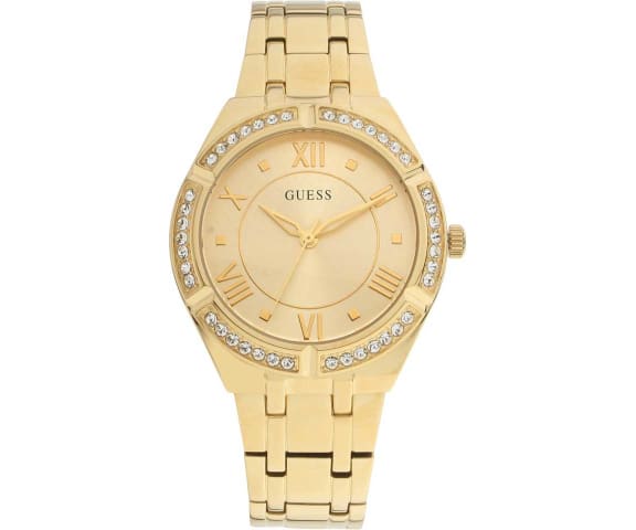 GUESS GW0033L2 Cosmo Champagne Dial Gold Stainless Steel Women’s Watch