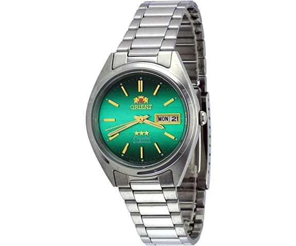ORIENT FAB00007 Automatic Green Dial Stainless Steel Men’s Watch