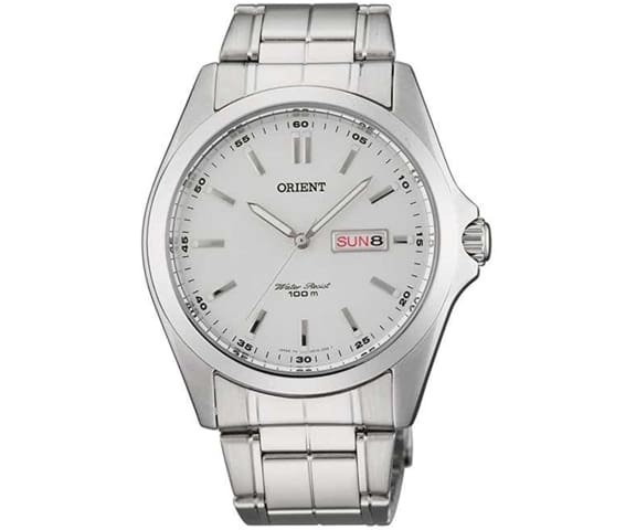 ORIENT FUG1H001 Quartz Analog Silver Dial Stainless Steel Men’s Watch