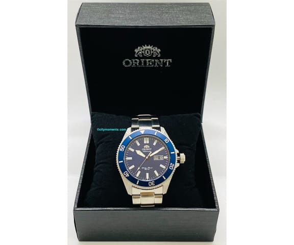 ORIENT RAAA0009 Kanno Analog Automatic Divers 200m Steel Blue Dial Men’s Watch