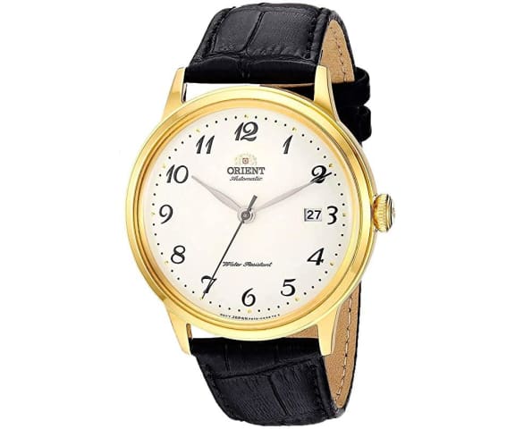 ORIENT RAAC0002 Automatic Analog White Dial Leather Men’s Watch