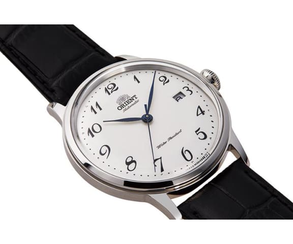 ORIENT OW-RAAC0003 Automatic Analog White Dial Leather Men’s Watch