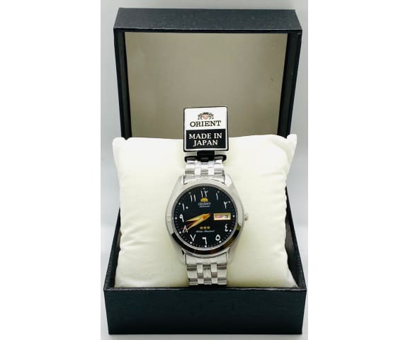 ORIENT SAB0D005 Analog Automatic Black Dial Stainless Steel Unisex Watch