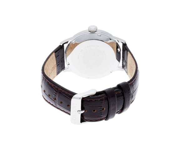 ORIENT SAC00008 Automatic Analog White Dial Leather Men’s Watch