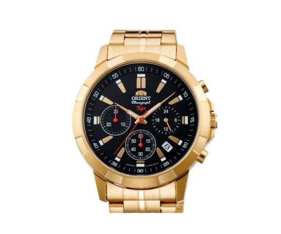 ORIENT SKV00001 Chronograph Sports 5atm Gold Stainless Steel Men’s Watch