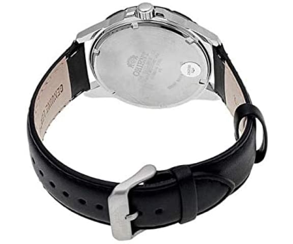 ORIENT SUG1X003 Quartz Analog White Dial Leather Men’s Watch